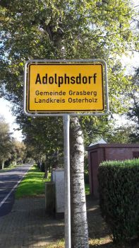Ortsschild Adolphsdorf