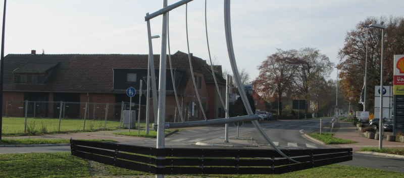 Kunstobjekt "Torfkahn"